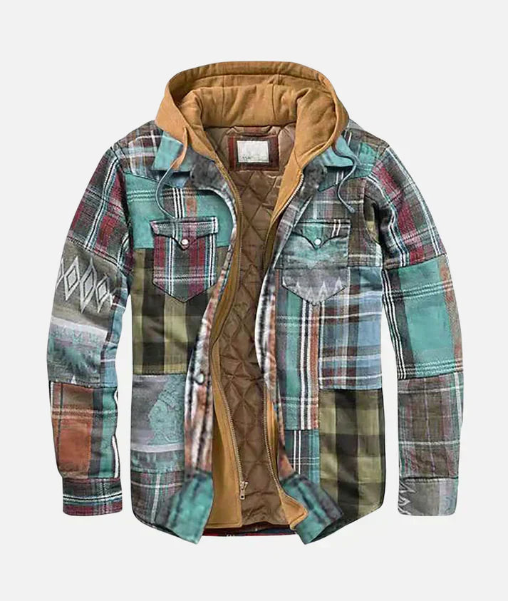 RAUL| Chaqueta de patchwork a cuadros