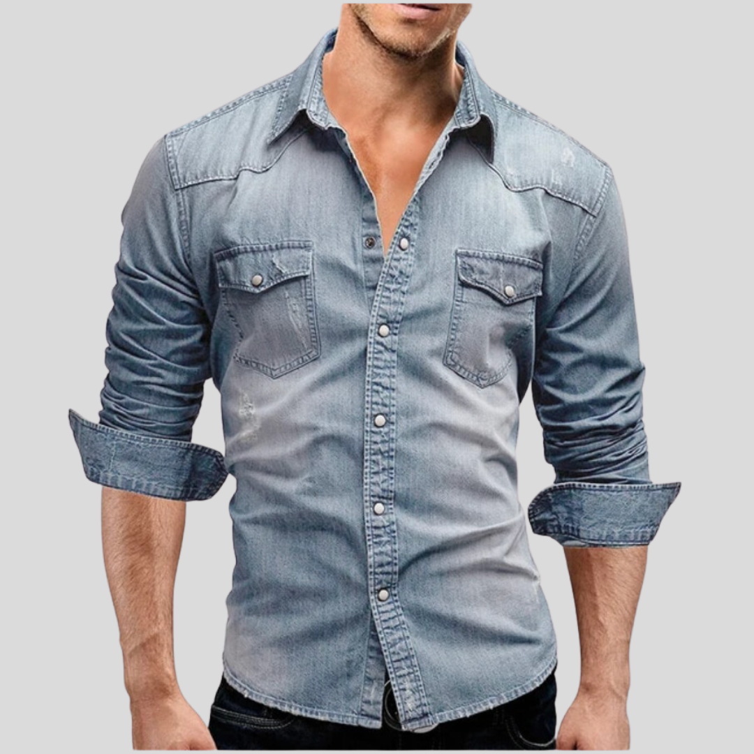 Leon™ | Camisa vaquera  Elegante y Polivalente.
