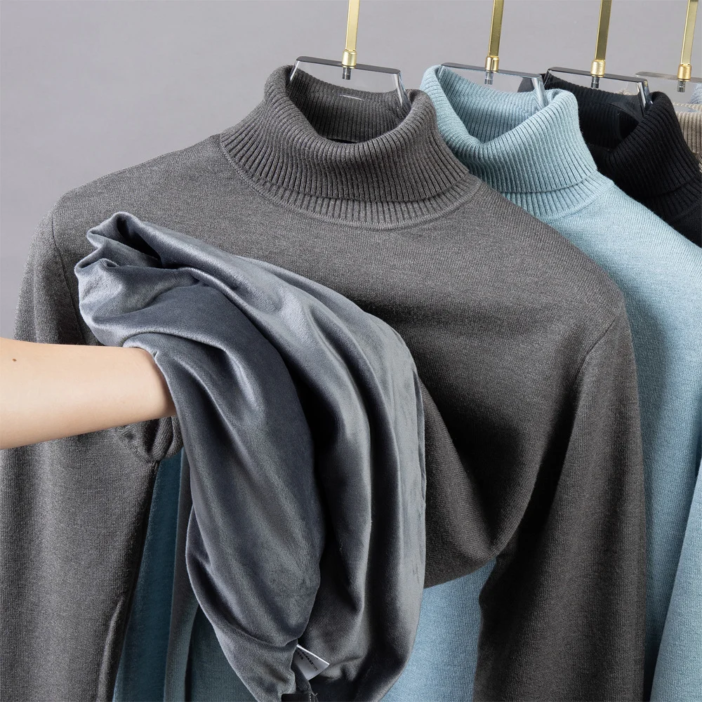 Harland Nanosilk - Suéter Cuello Alto Merino