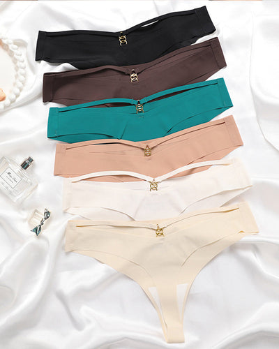 Tanga sexy, invisible, transpirable y sin costuras para mujer