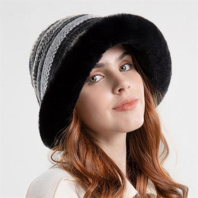 Gorro de invierno con forro polar grueso.