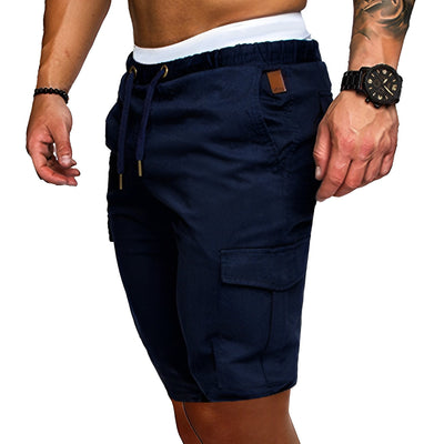 DAVID- pantalon corto casuales con cordón para hombres