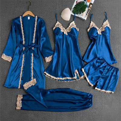 Rosa - Lujoso, sexy pijama set para mujeres