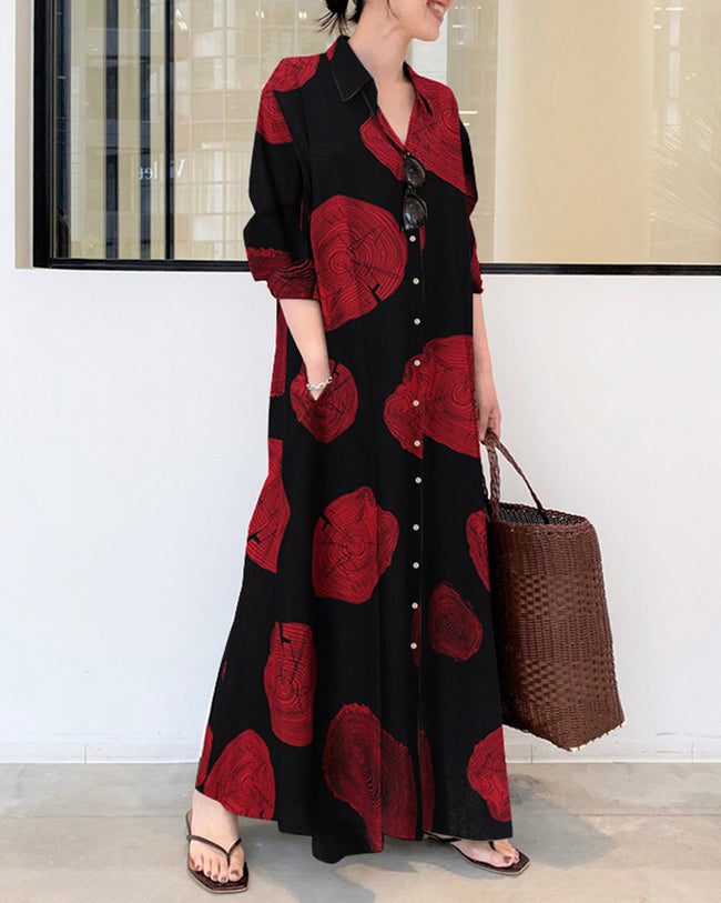 Suni- Vestido Maxi en Lino