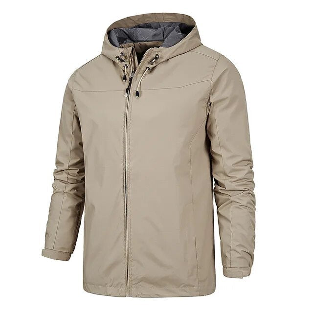 RAUL - Cortavientos ligero con cremallera para hombre