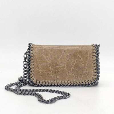 Bolso de piel con Cadenas