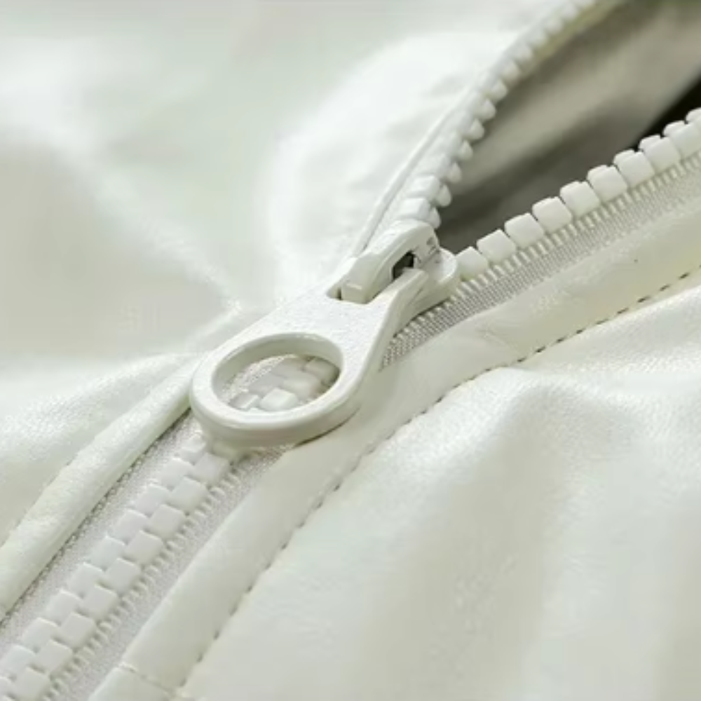 Elegante chaqueta acolchada