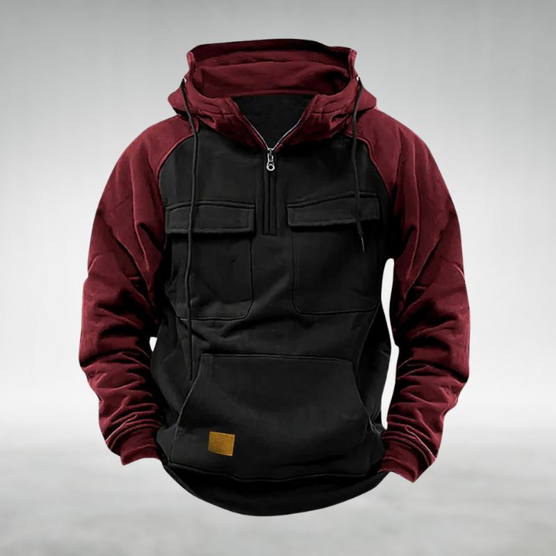 Sudadera con capucha multifuncional de invierno