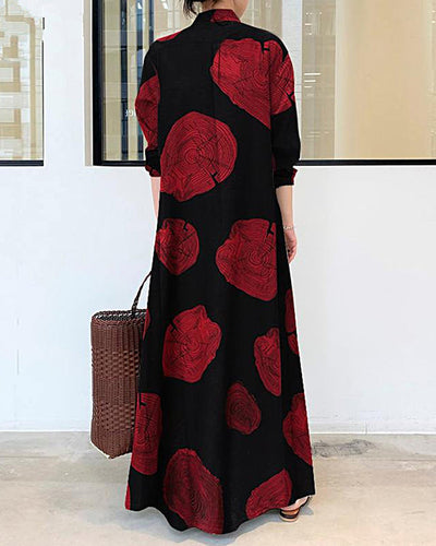 Suni- Vestido Maxi en Lino
