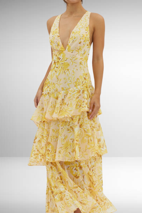 GINA - Elegante Vestido Maxi Verano Mujer