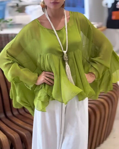 MARTA| Blusa Básica de Algodón