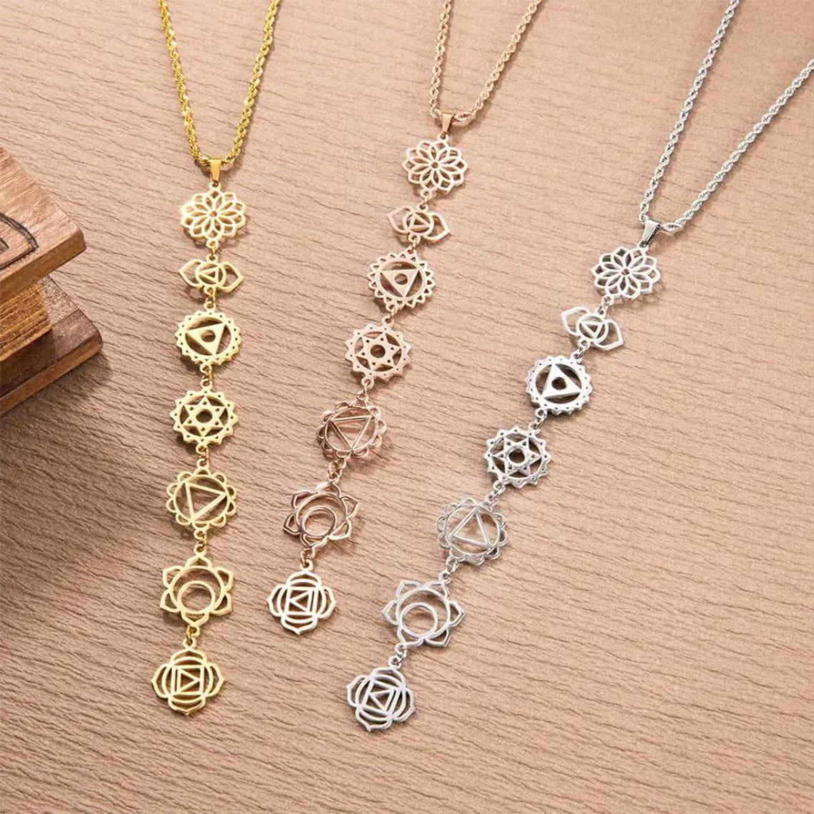 7 Chakras| Equilibrio y Energía Interior | Acero Inoxidable