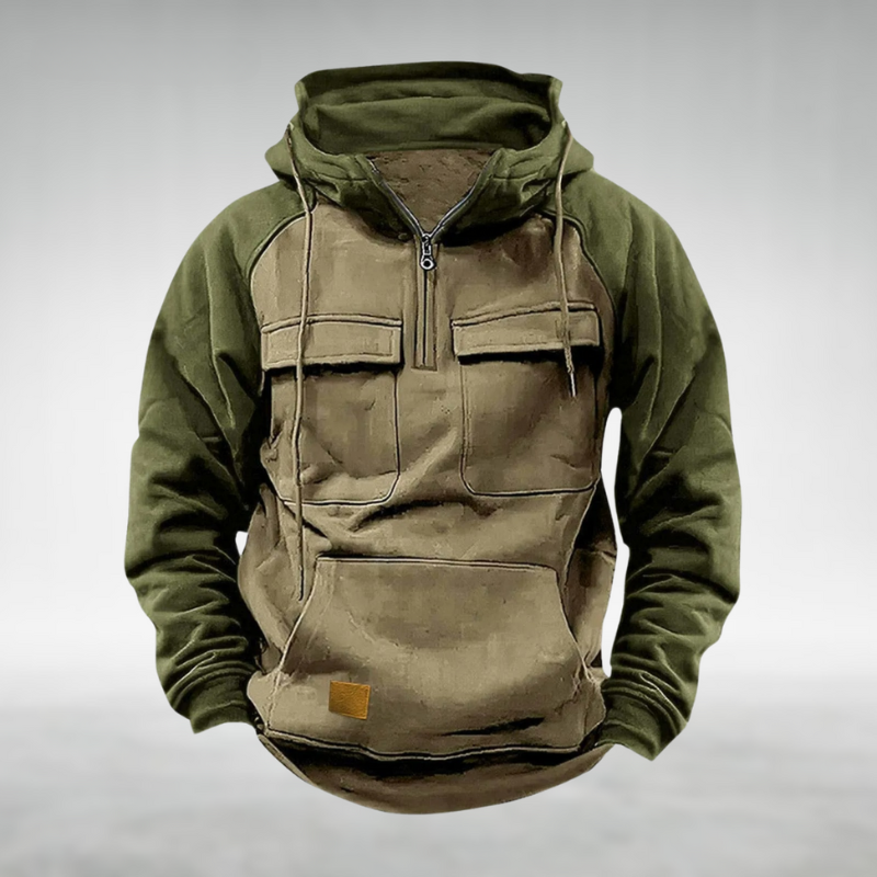 Sudadera con capucha multifuncional de invierno
