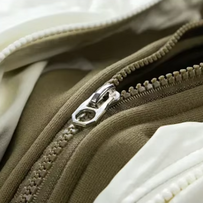 Elegante chaqueta acolchada