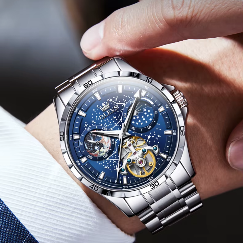 reloj de pulcera de lujo para hombre