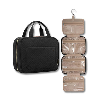 Bolsa de viaje compacta con múltiples compartimentos para mujer .