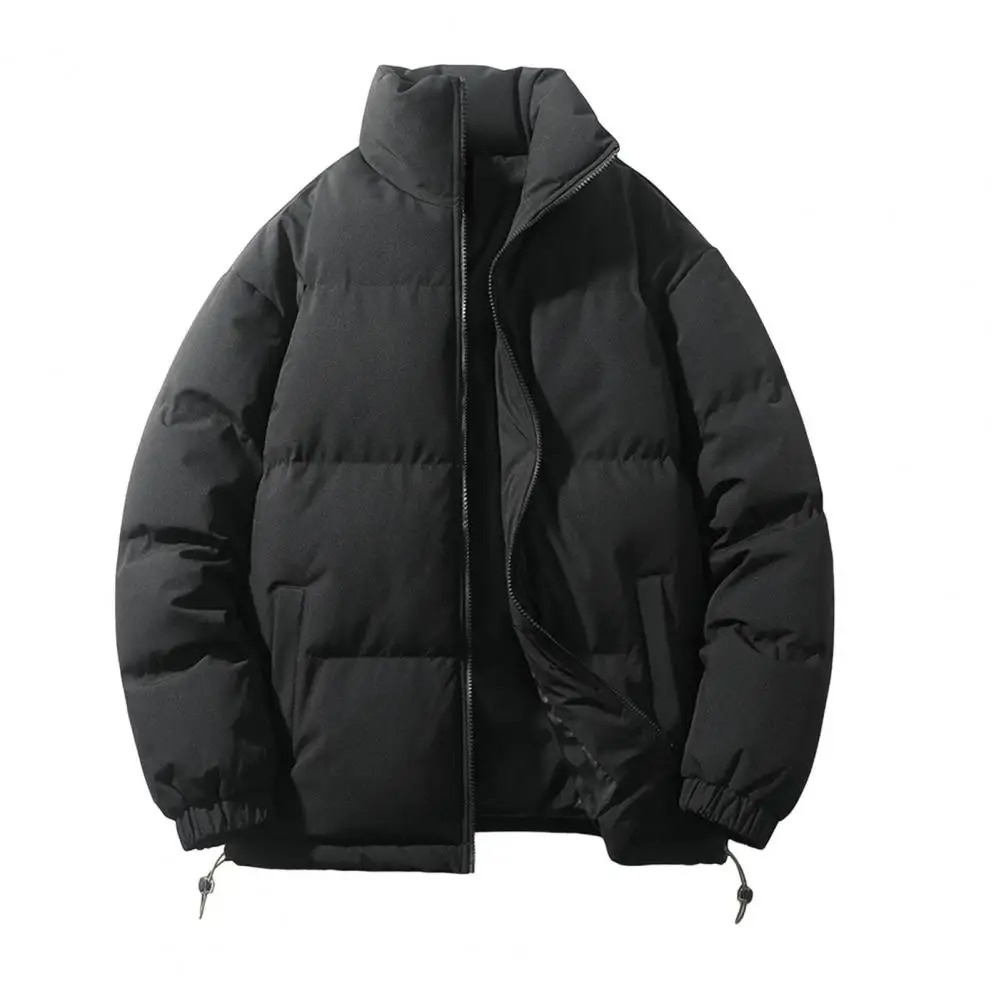 ALBERT|Chaqueta acolchada ligera para hombre, cuello alto, corte holgado y cálida.