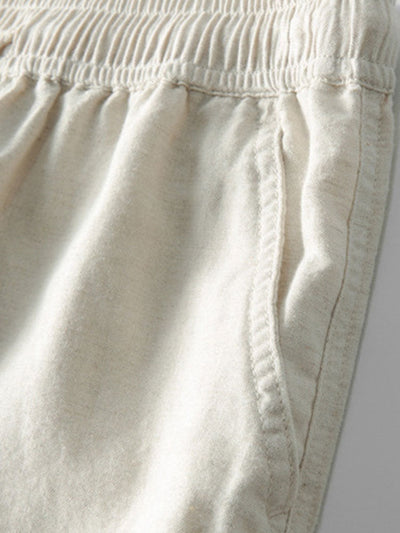 CARLOS| conjunto de lino de hombre, pantalon corto.
