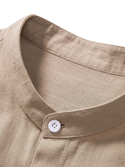 CARLOS| conjunto de lino de hombre, pantalon corto.