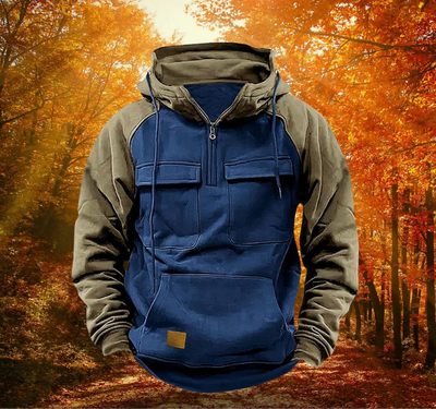 Sudadera con capucha multifuncional de invierno