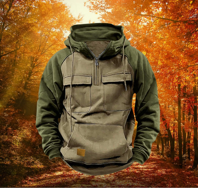 Sudadera con capucha multifuncional de invierno