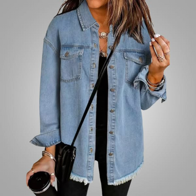 Roxana | Chaqueta vaquera con flecos