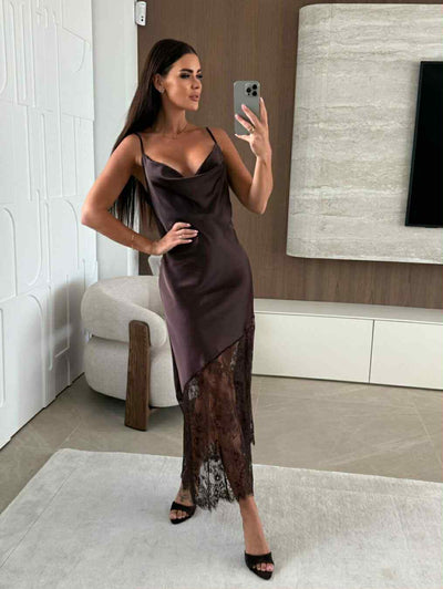 LARA| vestido lencero de lujo