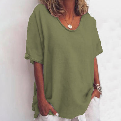 Gloria - Blusa de Verano Ligera y Transpirable