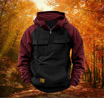 Sudadera con capucha multifuncional de invierno
