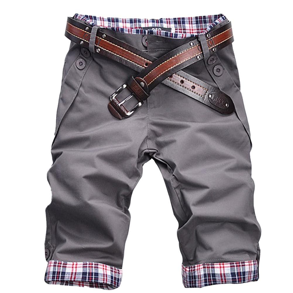 JUAN|  Pantalones cortos para hombre – Corte holgado – Con cinturon.