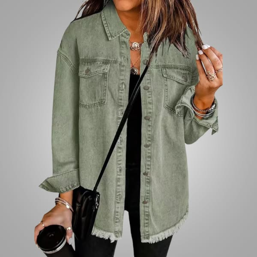 Roxana | Chaqueta vaquera con flecos
