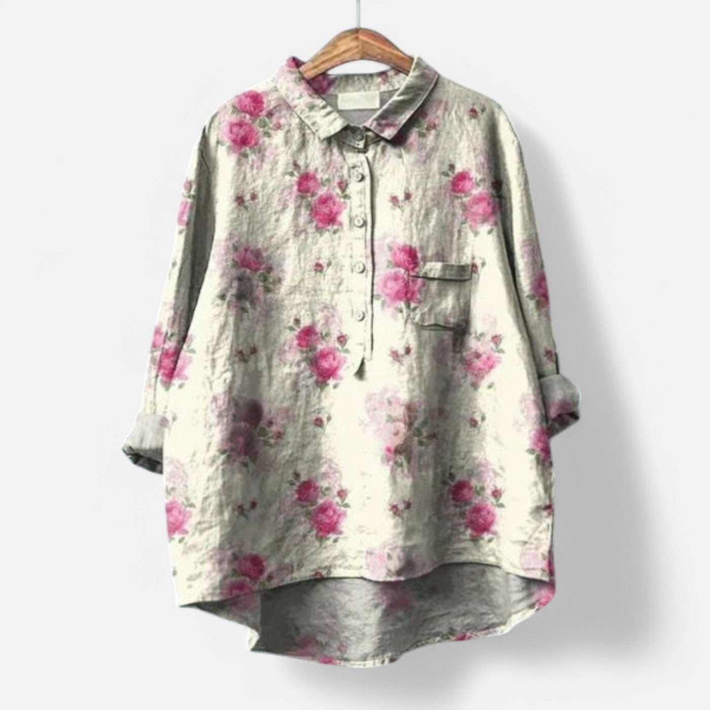 ALINA™ | Blusa Floral Elegante con un toque especial.