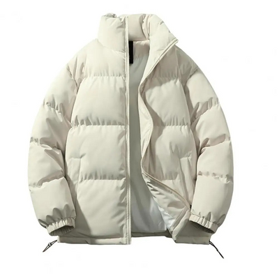 ALBERT|Chaqueta acolchada ligera para hombre, cuello alto, corte holgado y cálida.
