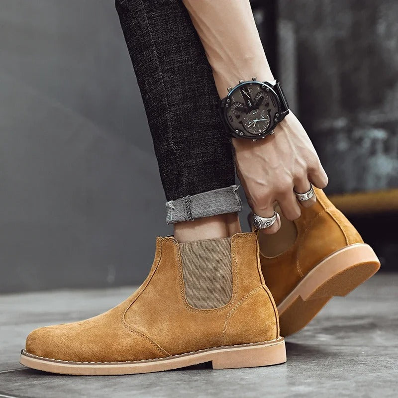 Botas de cuero casuales, todo un clasico.