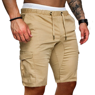 DAVID- pantalon corto casuales con cordón para hombres