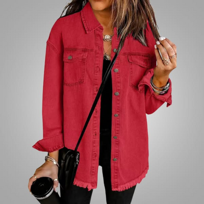 Roxana | Chaqueta vaquera con flecos