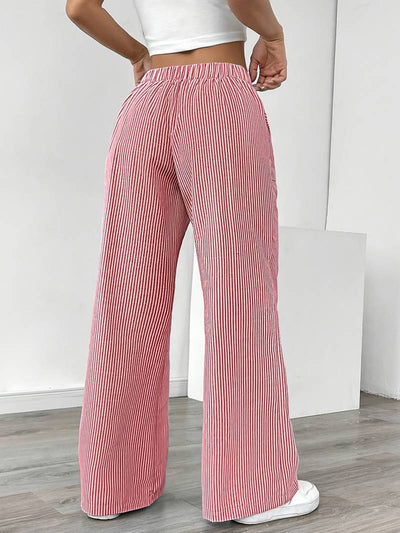 DOMÍNICA | Pantalón ancho rayado