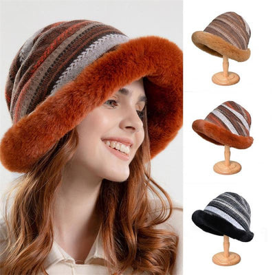 Gorro de invierno con forro polar grueso.