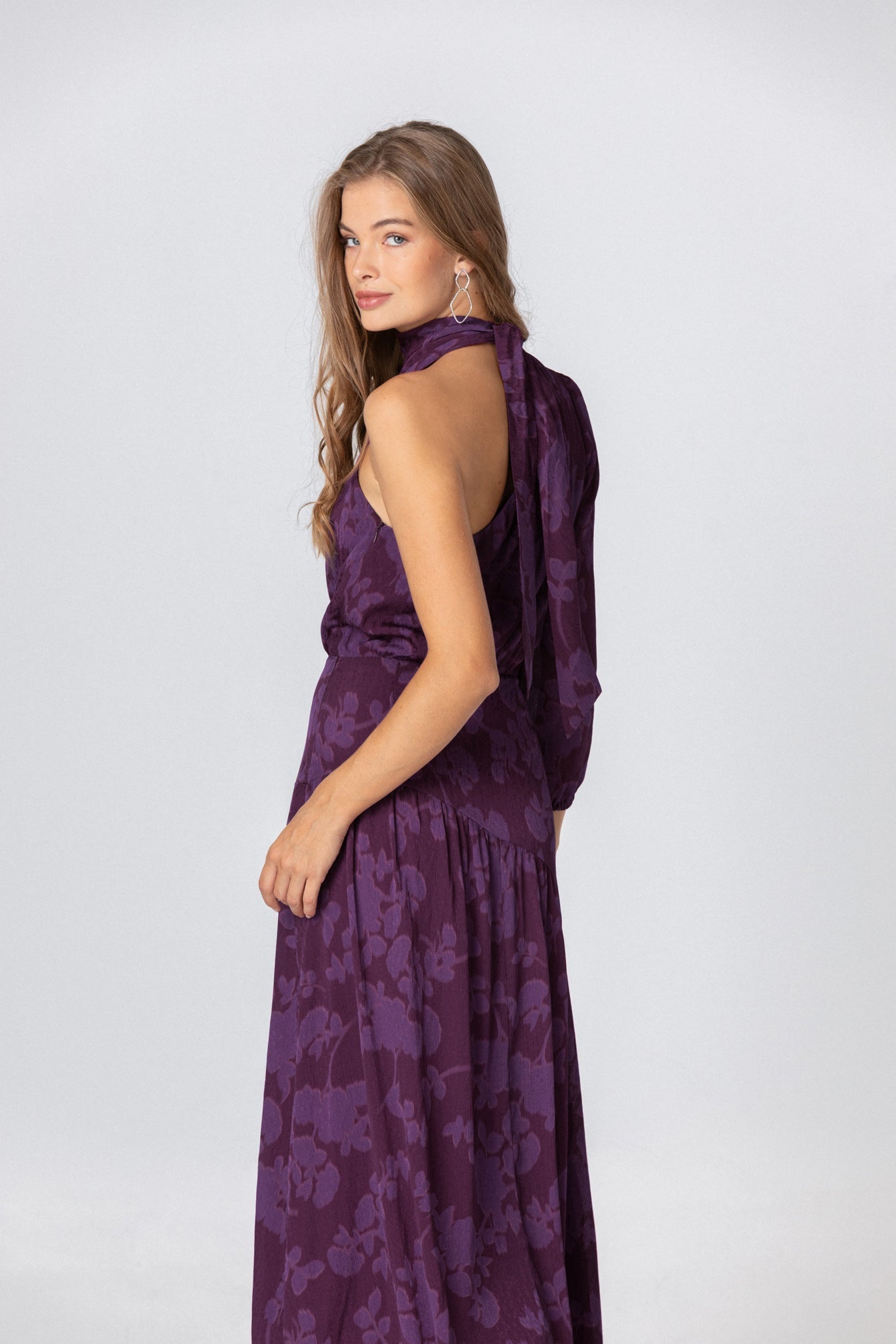 ROSA| vestido asimetrico