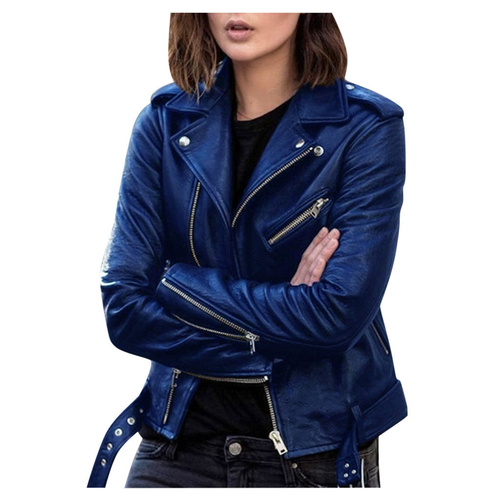 Andrea | Chaqueta de cuero basica, un look seguro