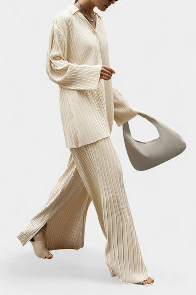 SELENE Conjunto de Lounge Plisado Oversized