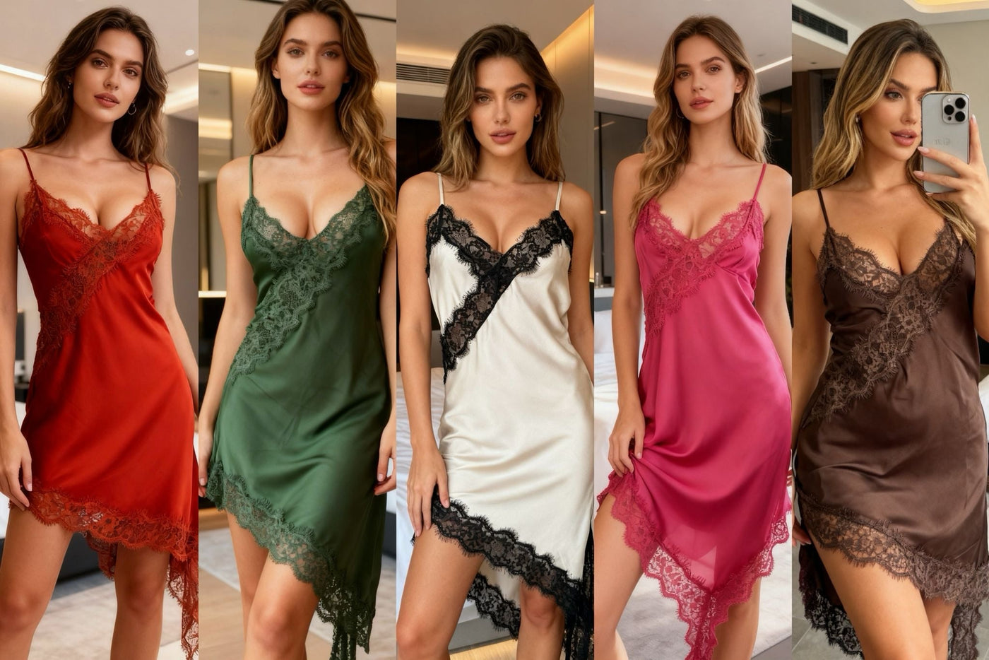 LEYLA| vestido lencero bicolor