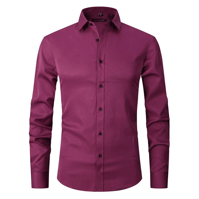 ALEX, Camisa entallada resistente a las arrugas para hombre