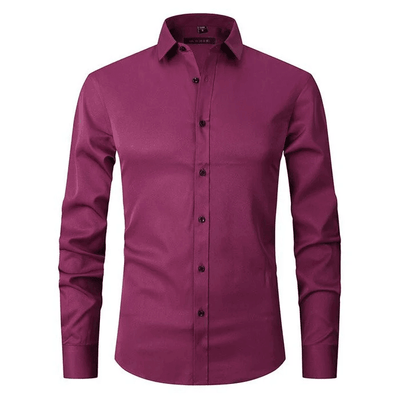 ALEX, Camisa entallada resistente a las arrugas para hombre