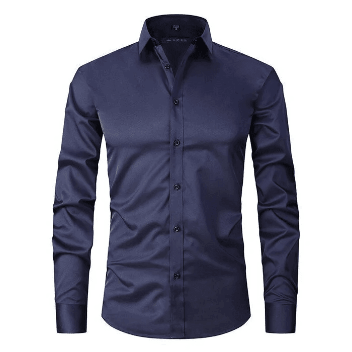 ALEX, Camisa entallada resistente a las arrugas para hombre