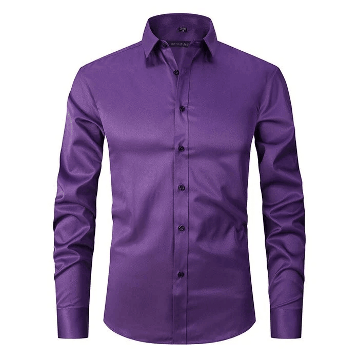 ALEX, Camisa entallada resistente a las arrugas para hombre