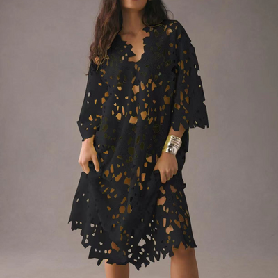 Marta- Vestido ahuecado de estilo holgado
