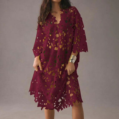Marta- Vestido ahuecado de estilo holgado