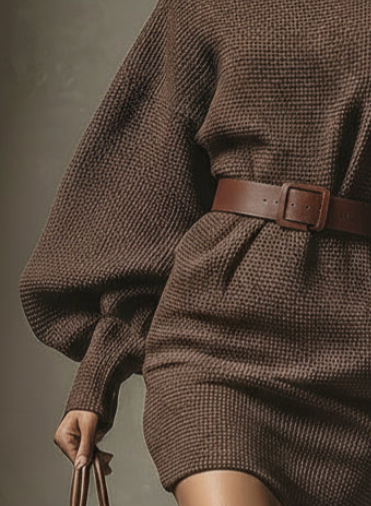 PORTLAND | VESTIDO MINI DRESS CON CINTURÓN