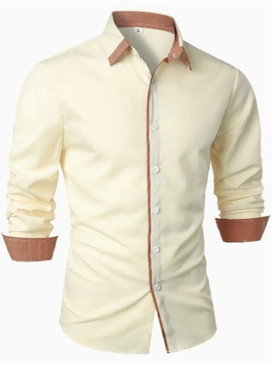 JORGE| Camisa corte ajustado, tejido ligero y comodo.